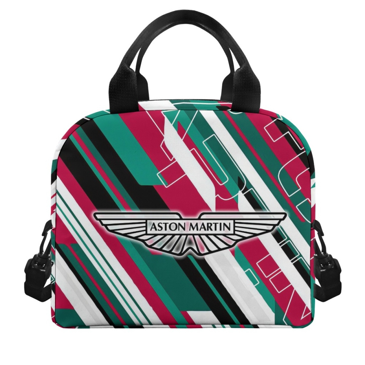 F1 Formula One Aston Martin Lunch Box - Aston Martin Logo On Graphic Art