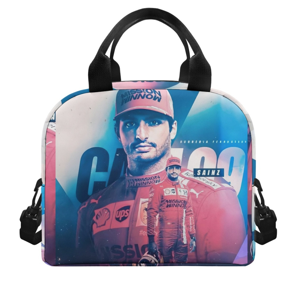 F1 Formula One Carlos Sainz Lunch Box - Carlos Sainz Portrait Poster