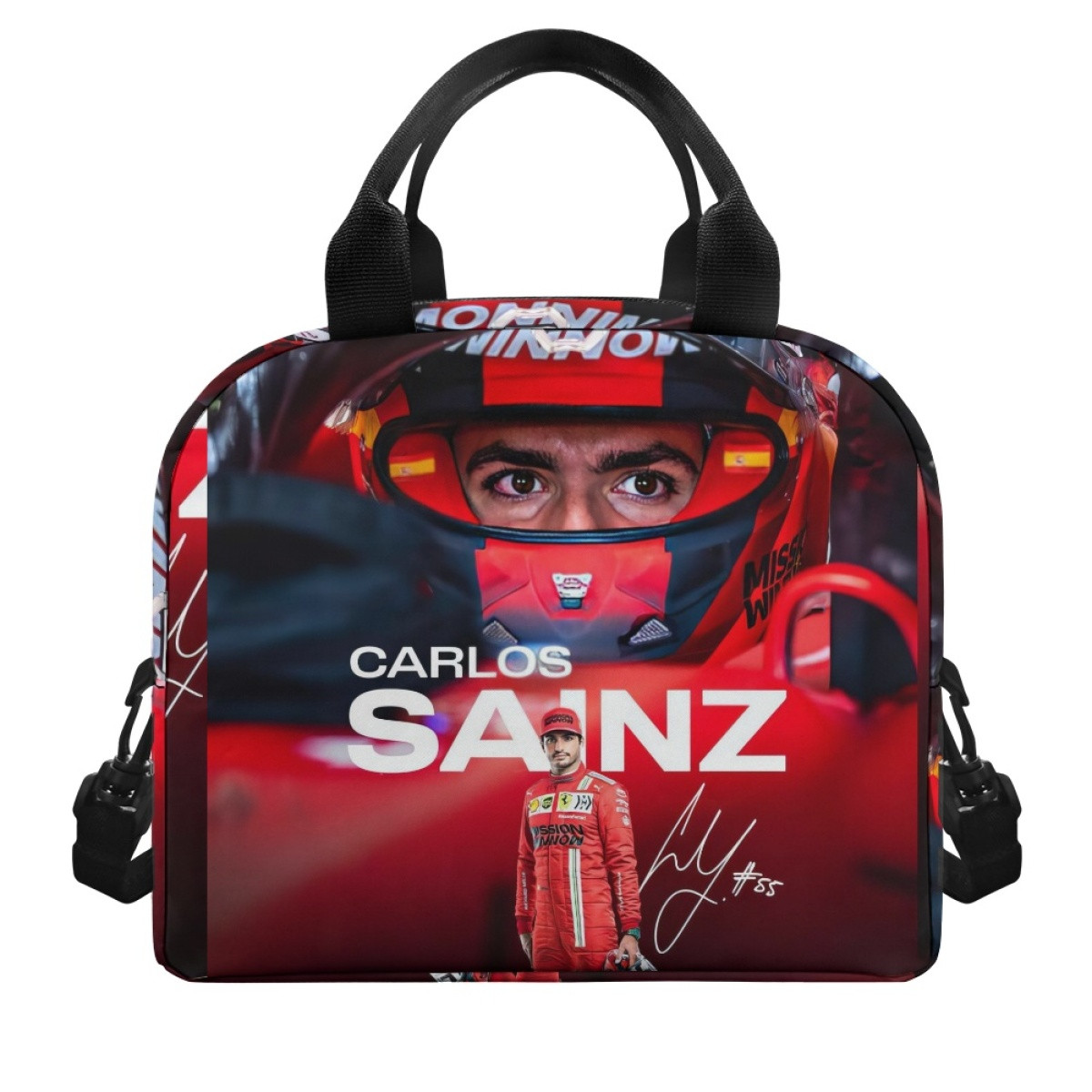 F1 Formula One Carlos Sainz Lunch Box - Carlos Sainz Standing Poster