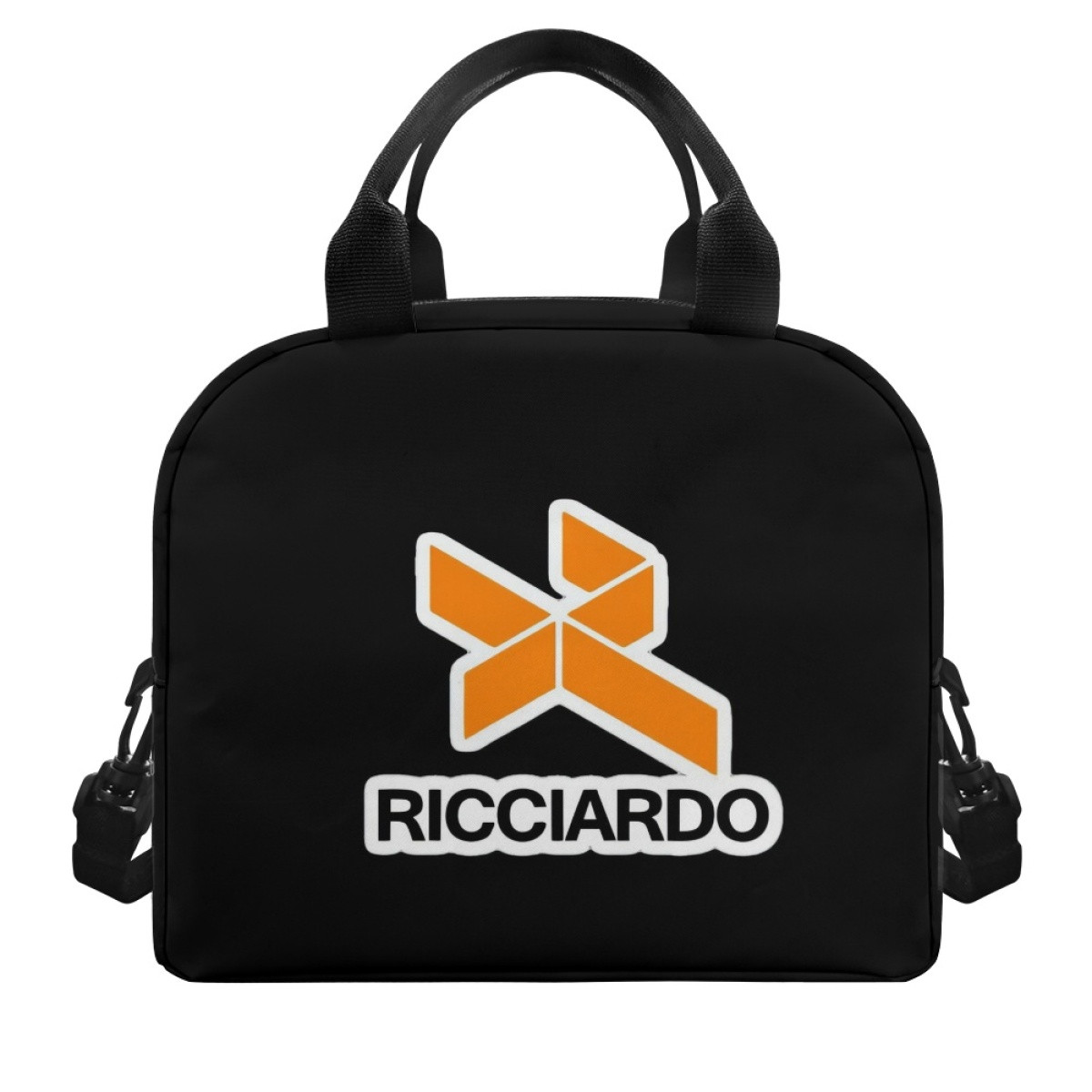 F1 Formula One Daniel Ricciardo Lunch Box - Daniel Ricciardo Logo On Black Background