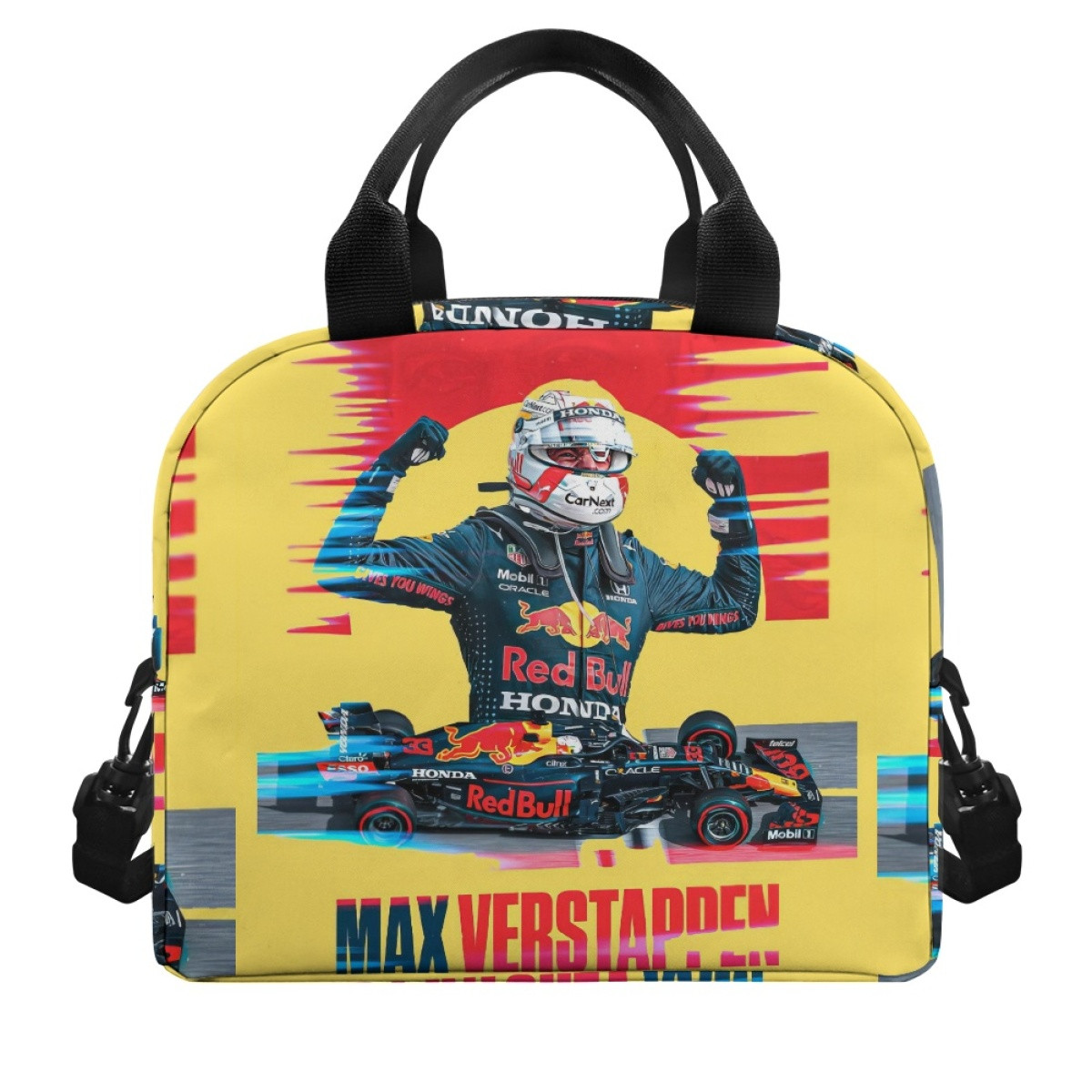 F1 Formula One Max Verstappen Lunch Box - Max Verstappen 2021 F1 World Drivers Champion