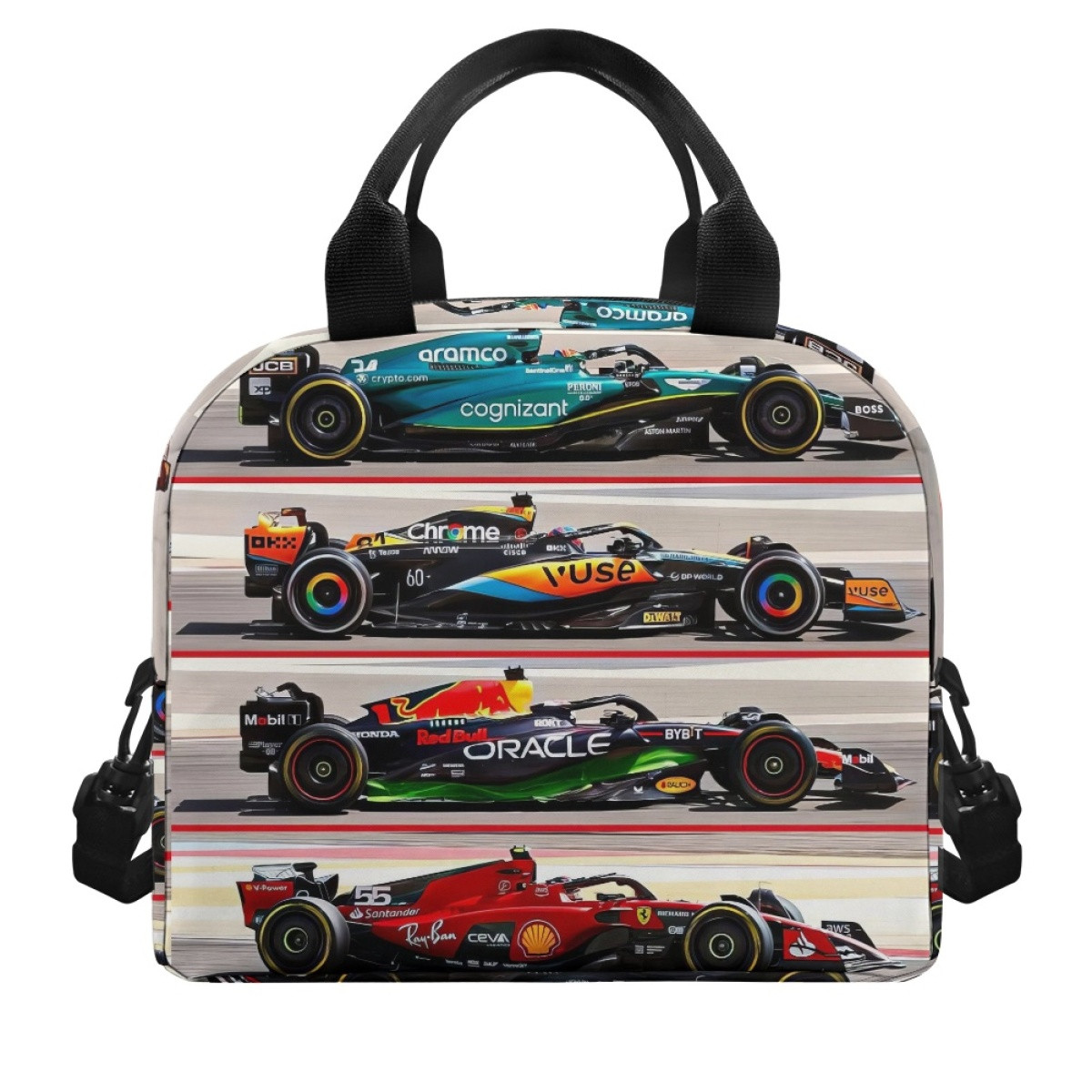 F1 Formula One Lunch Box - F1 Formula One Pre-Season Testing 2023 Bahrain Poster