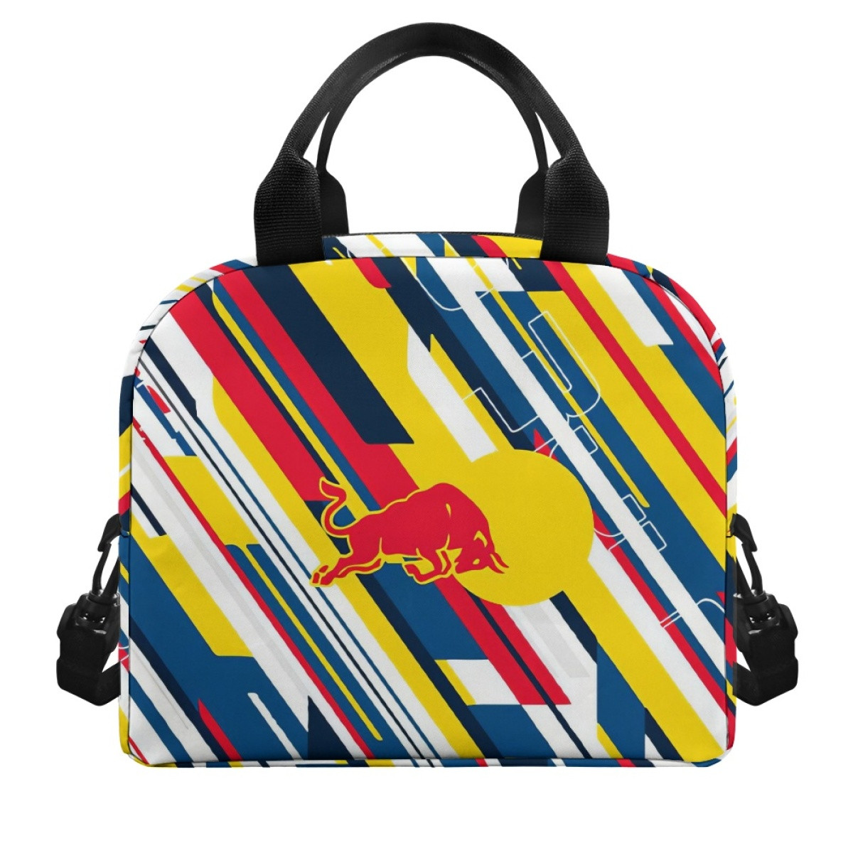 F1 Formula One Red Bull Lunch Box - Red Bull Logo On Graphic Art