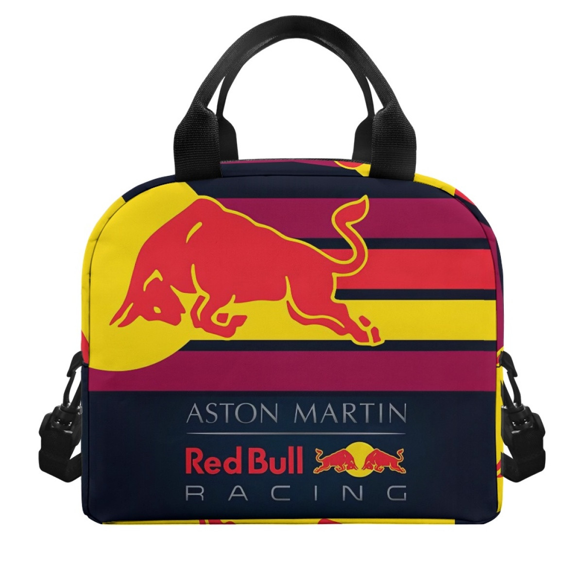 F1 Formula One Red Bull Lunch Box - Red Bull Racking Aston Martin Poster