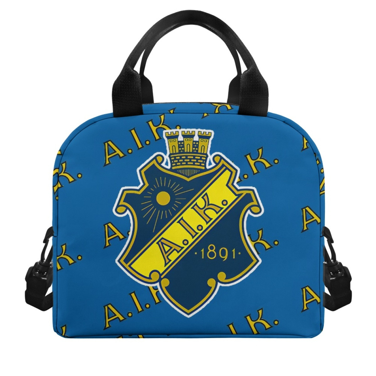 AIK Fotboll Insulated Lunch Bag Box - AIK Football Club Medley Monogram Wordmark