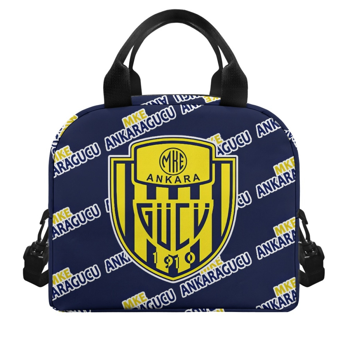 MKE Ankaragucu Insulated Lunch Bag Box - Ankaragucu Football Club Medley Monogram Wordmark