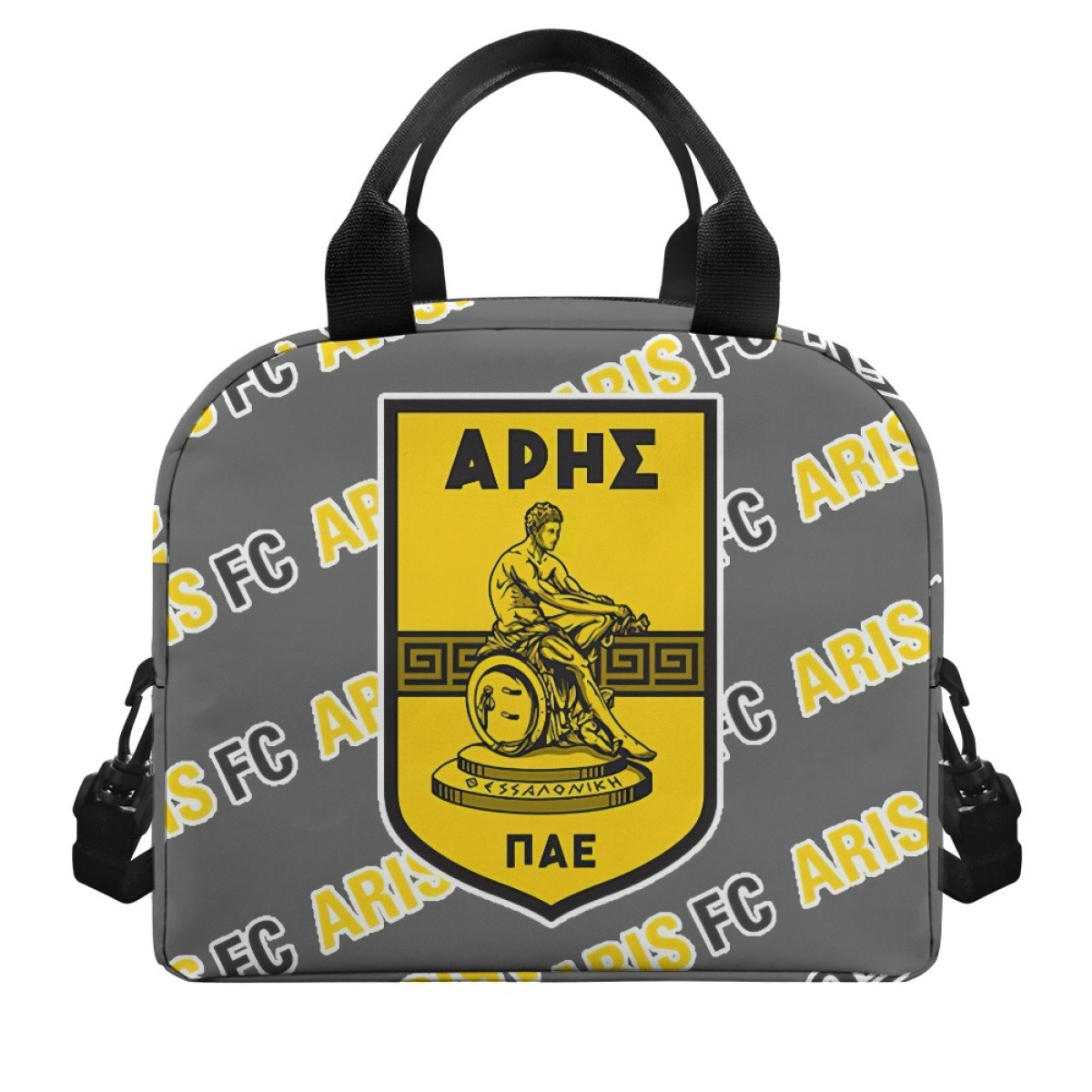 Aris FC Insulated Lunch Bag Box - Aris Football Club Medley Monogram Wordmark