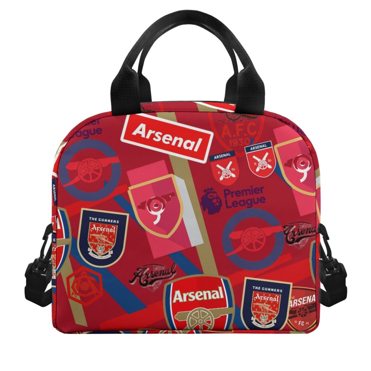 Arsenal F.C Lunch Box - Arsenal F.C Mania Collage Logo