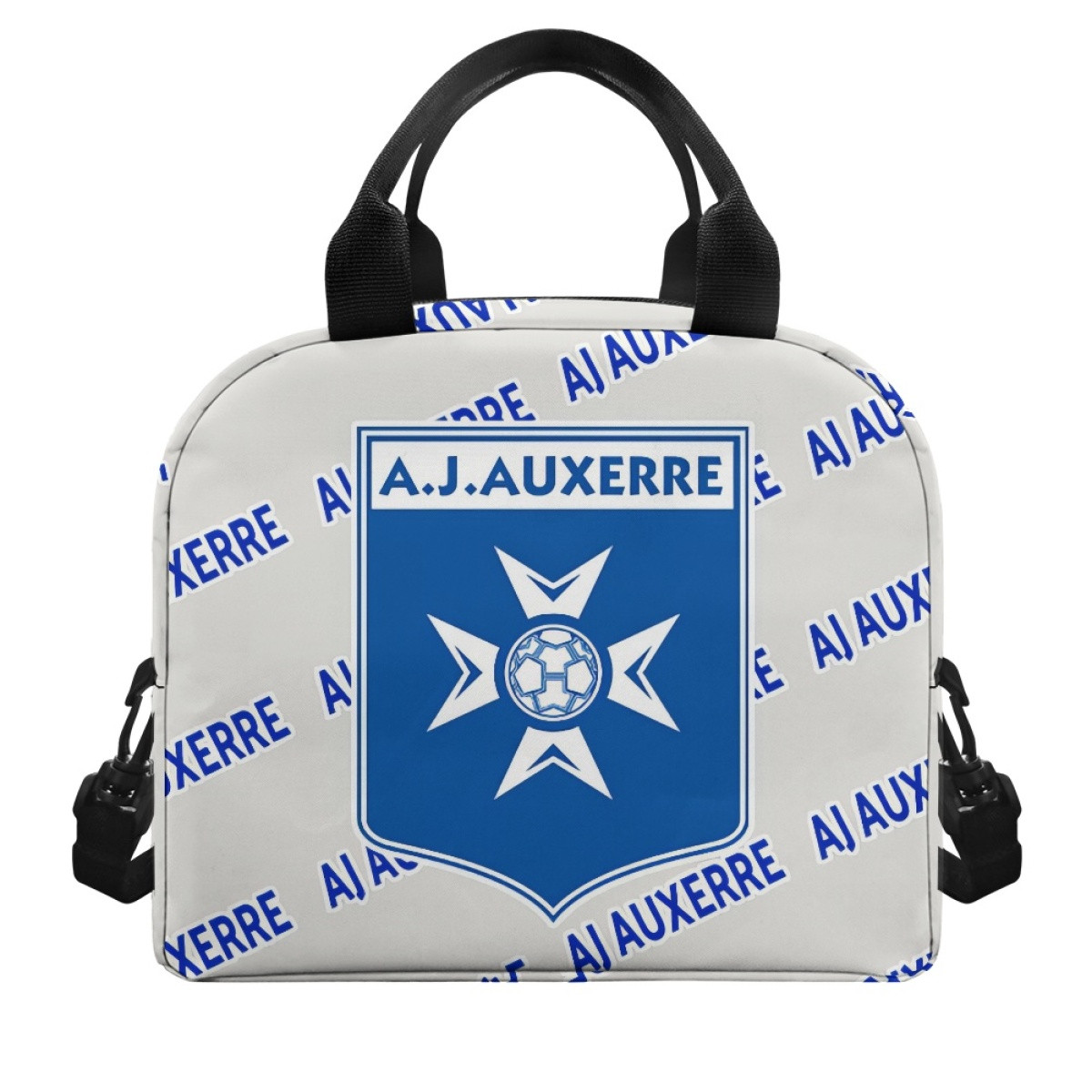 AJ Auxerre Football Club Insulated Lunch Bag Box - Auxerre Football Club Medley Monogram Wordmark