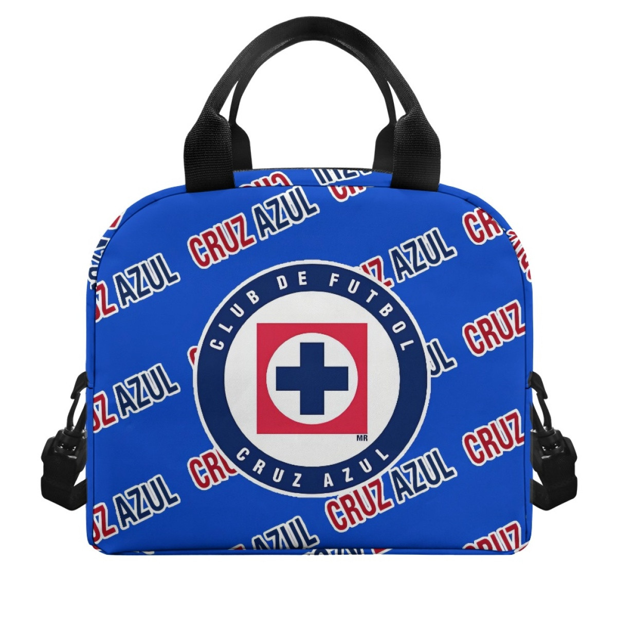 Cruz Azul Insulated Lunch Bag Box - Azul Football Club Medley Monogram Wordmark