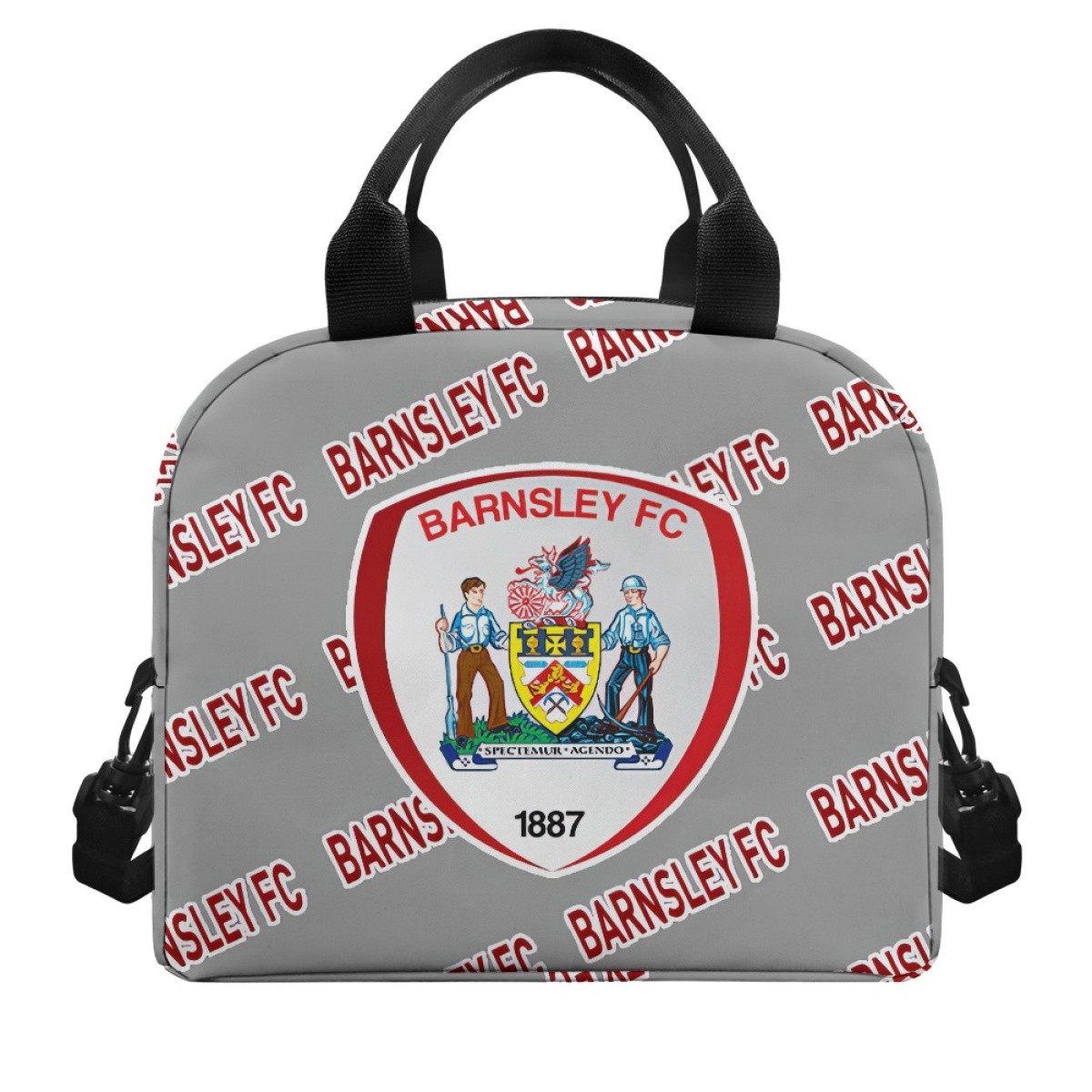 Barnsley FC Insulated Lunch Bag Box - Barnsley Football Club Medley Monogram Wordmark