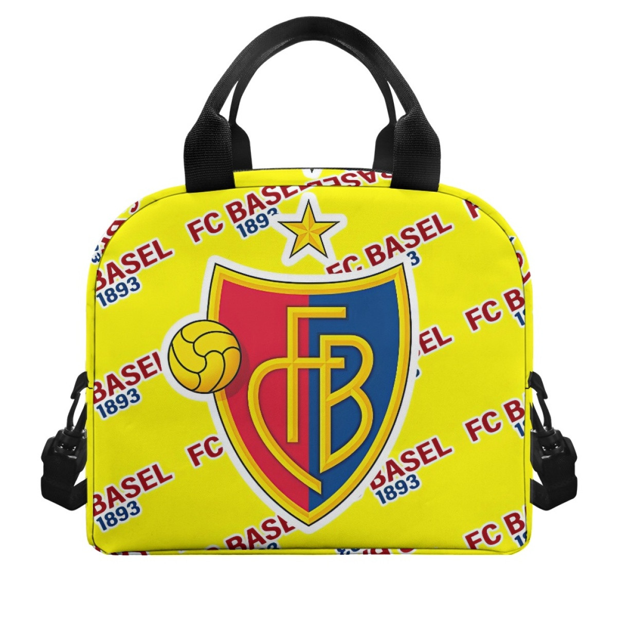 FC Basel 1893 Insulated Lunch Bag Box - Basel Football Club Medley Monogram Wordmark