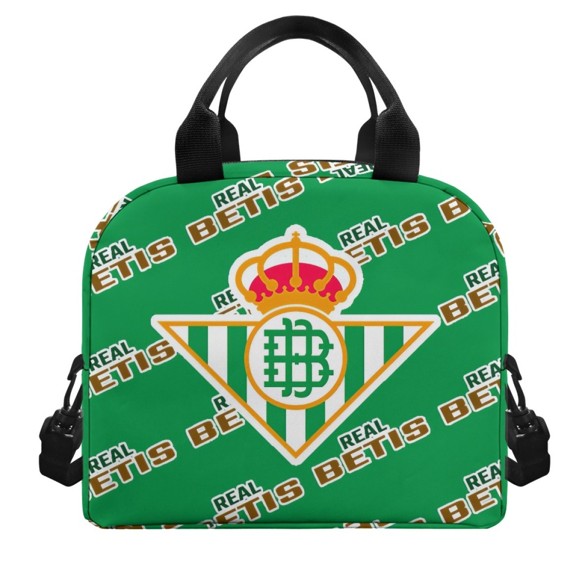 Real Betis Insulated Lunch Bag Box - Betis Football Club Medley Monogram Wordmark