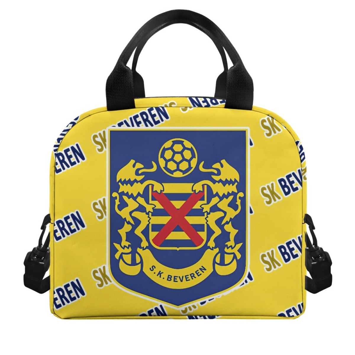 SK Beveren Insulated Lunch Bag Box - Beveren Football Club Medley Monogram Wordmark