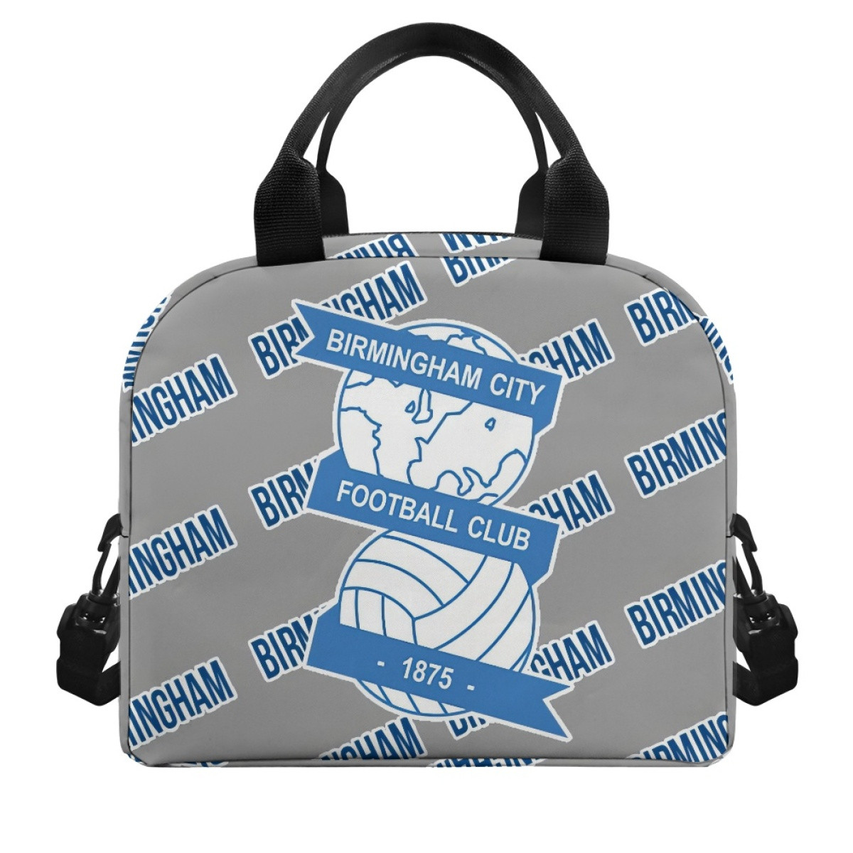Birmingham City FC Insulated Lunch Bag Box - Birmingham Football Club Medley Monogram Wordmark