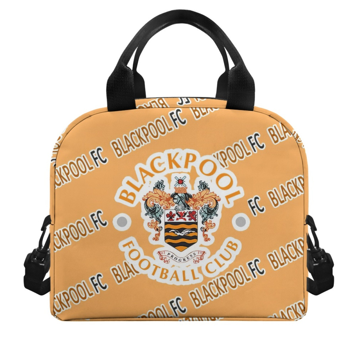 Blackpool FC Insulated Lunch Bag Box - Blackpool Football Club Medley Monogram Wordmark