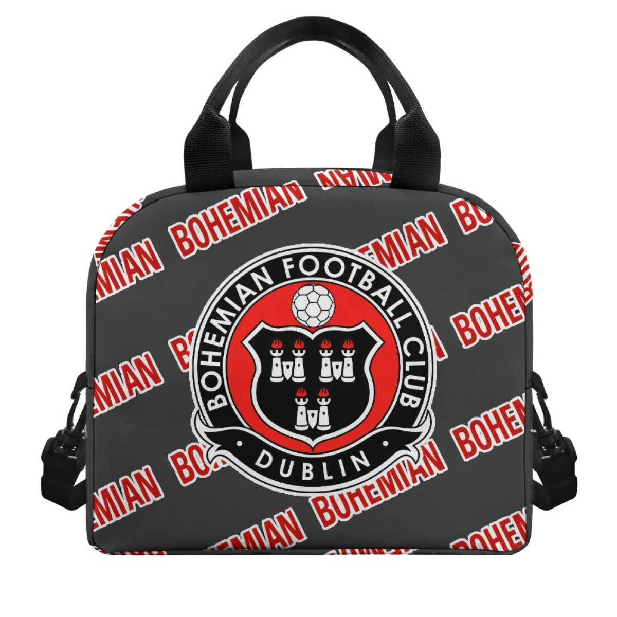 Bohemian Football League Insulated Lunch Bag Box - Bohemian Football Club Medley Monogram Wordmark
