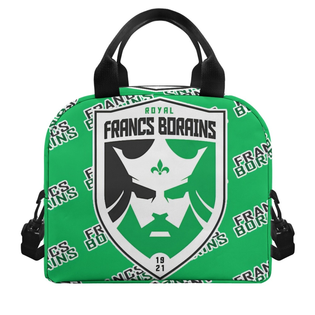 Francs Borains Insulated Lunch Bag Box - Borains Football Club Medley Monogram Wordmark
