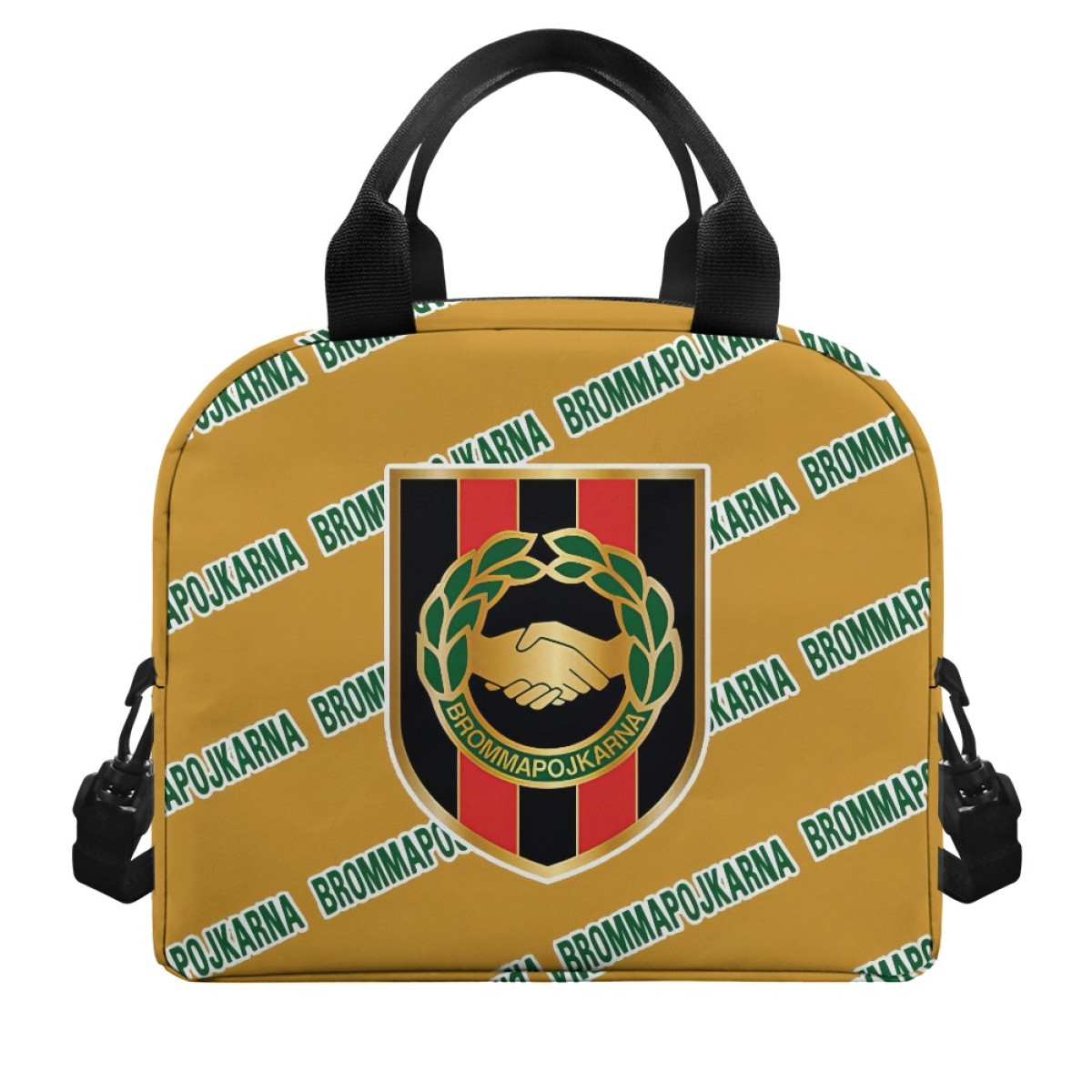 IF Brommapojkarna Insulated Lunch Bag Box - Brommapojkarna Football Club Medley Monogram Wordmark