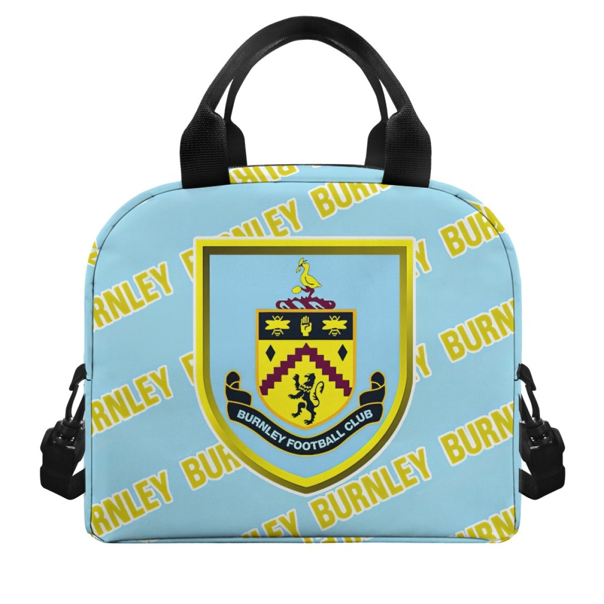 Burnley FC Insulated Lunch Bag Box - Burnley Football Club Medley Monogram Wordmark