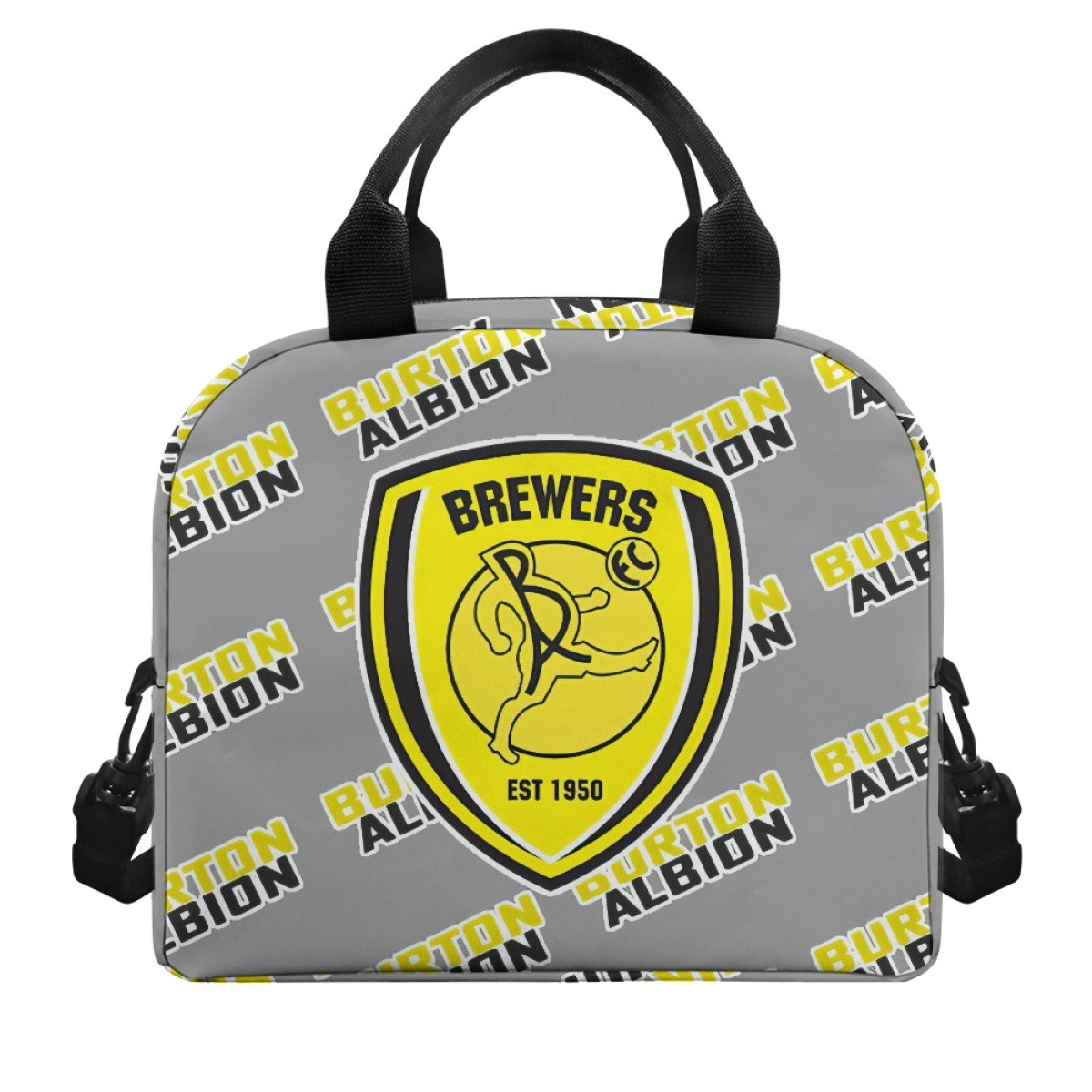 Burton Albion FC Insulated Lunch Bag Box - Albion Football Club Medley Monogram Wordmark