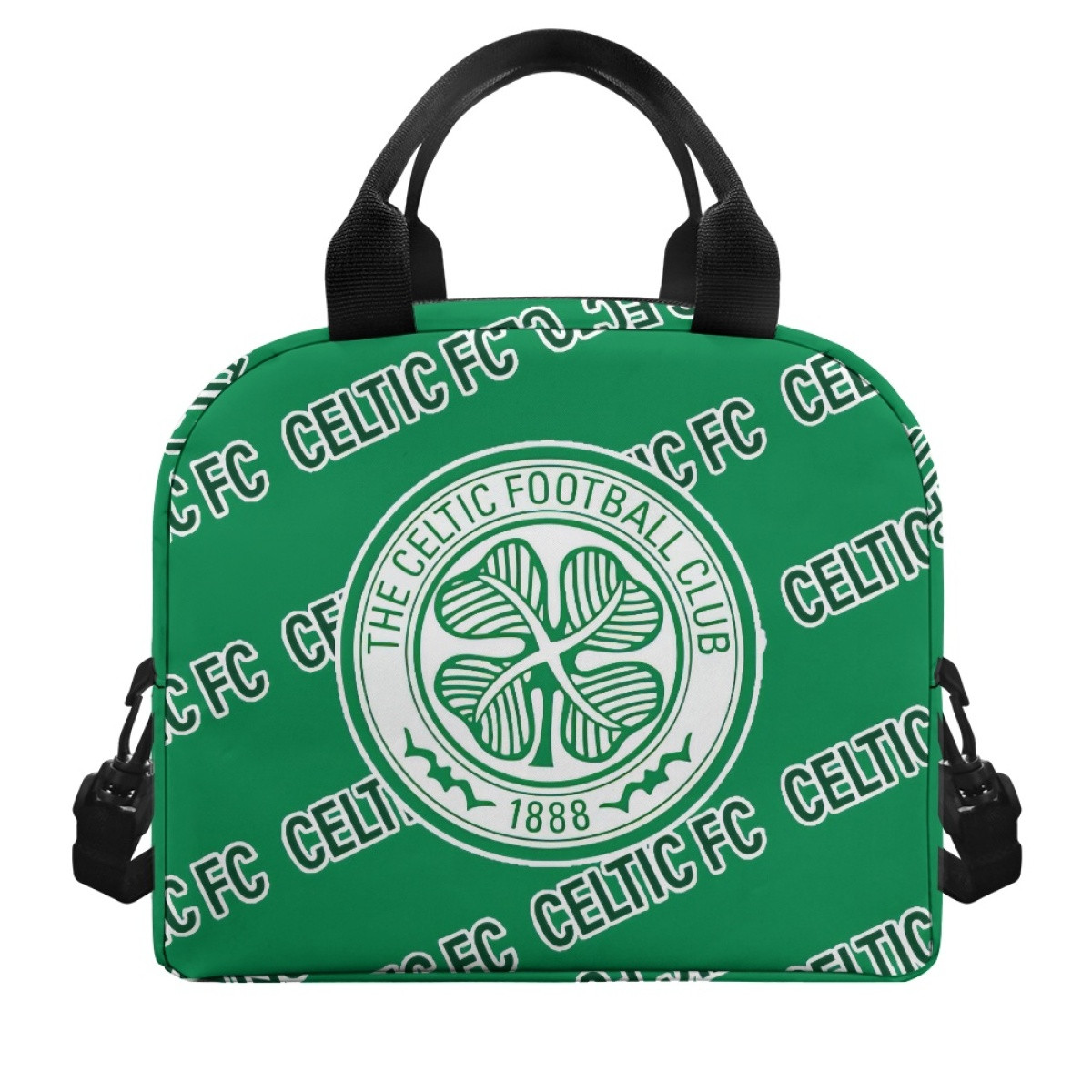 Celtic FC Insulated Lunch Bag Box - Celtic Football Club Medley Monogram Wordmark