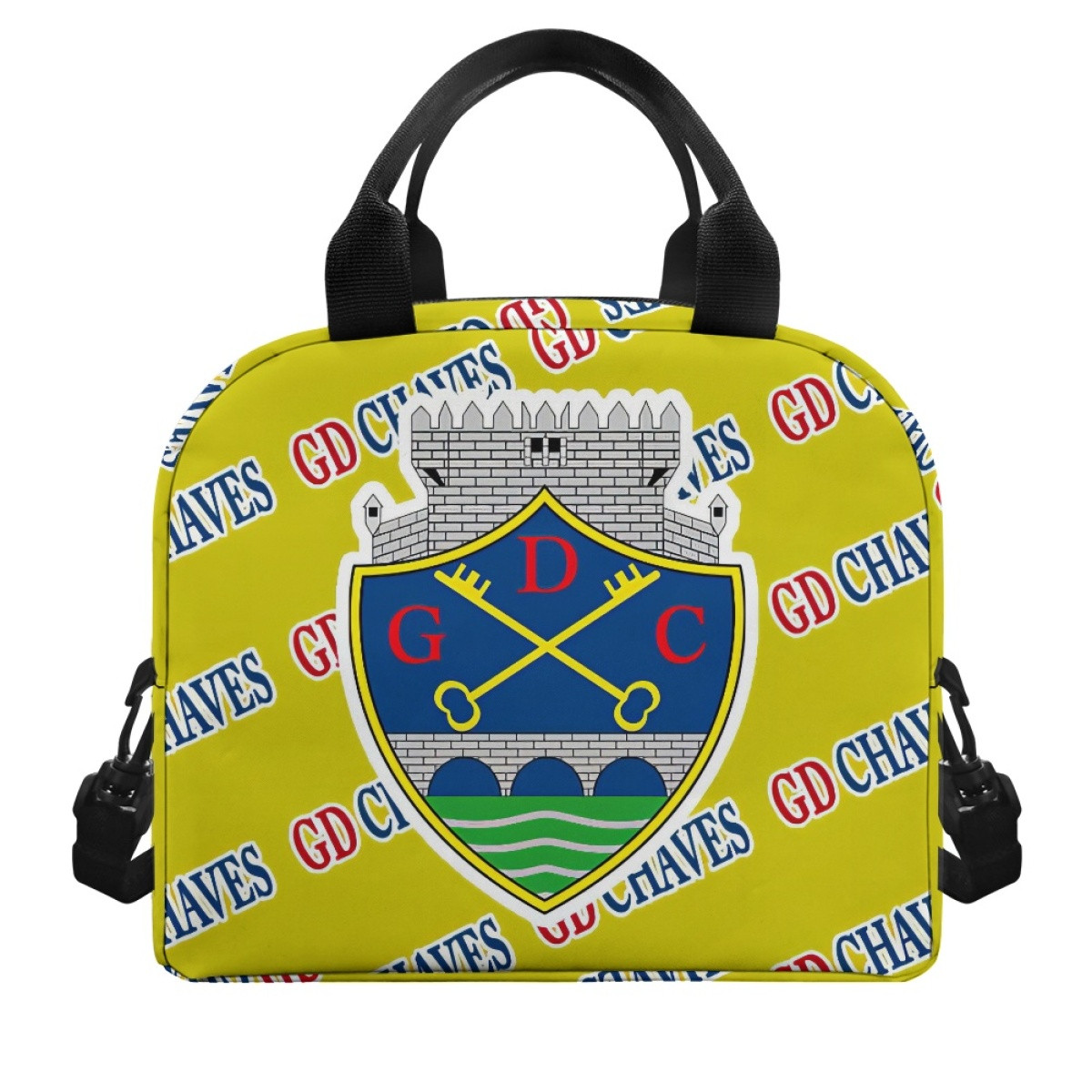 GD Chaves Insulated Lunch Bag Box - Chaves Football Club Medley Monogram Wordmark