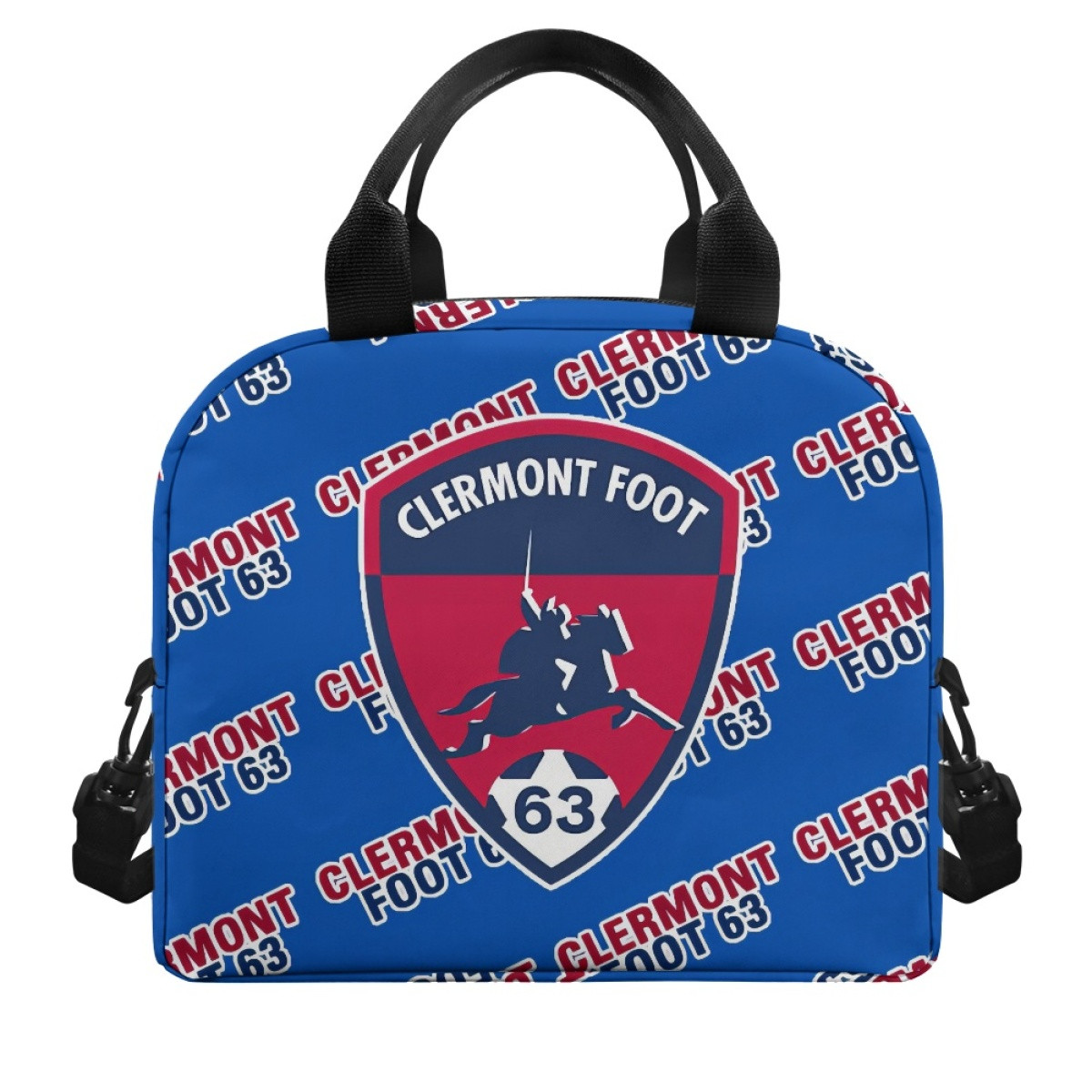 Clermont Foot 63 Football Club Insulated Lunch Bag Box - Clermont Football Club Medley Monogram Wordmark