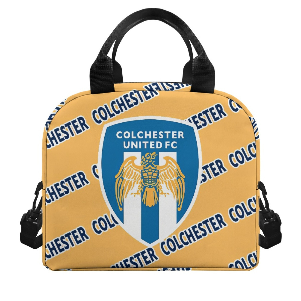 Colchester United FC Insulated Lunch Bag Box - Colchester Football Club Medley Monogram Wordmark
