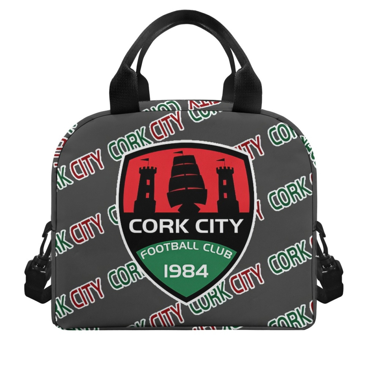 Cork City FC Insulated Lunch Bag Box - Cork Football Club Medley Monogram Wordmark