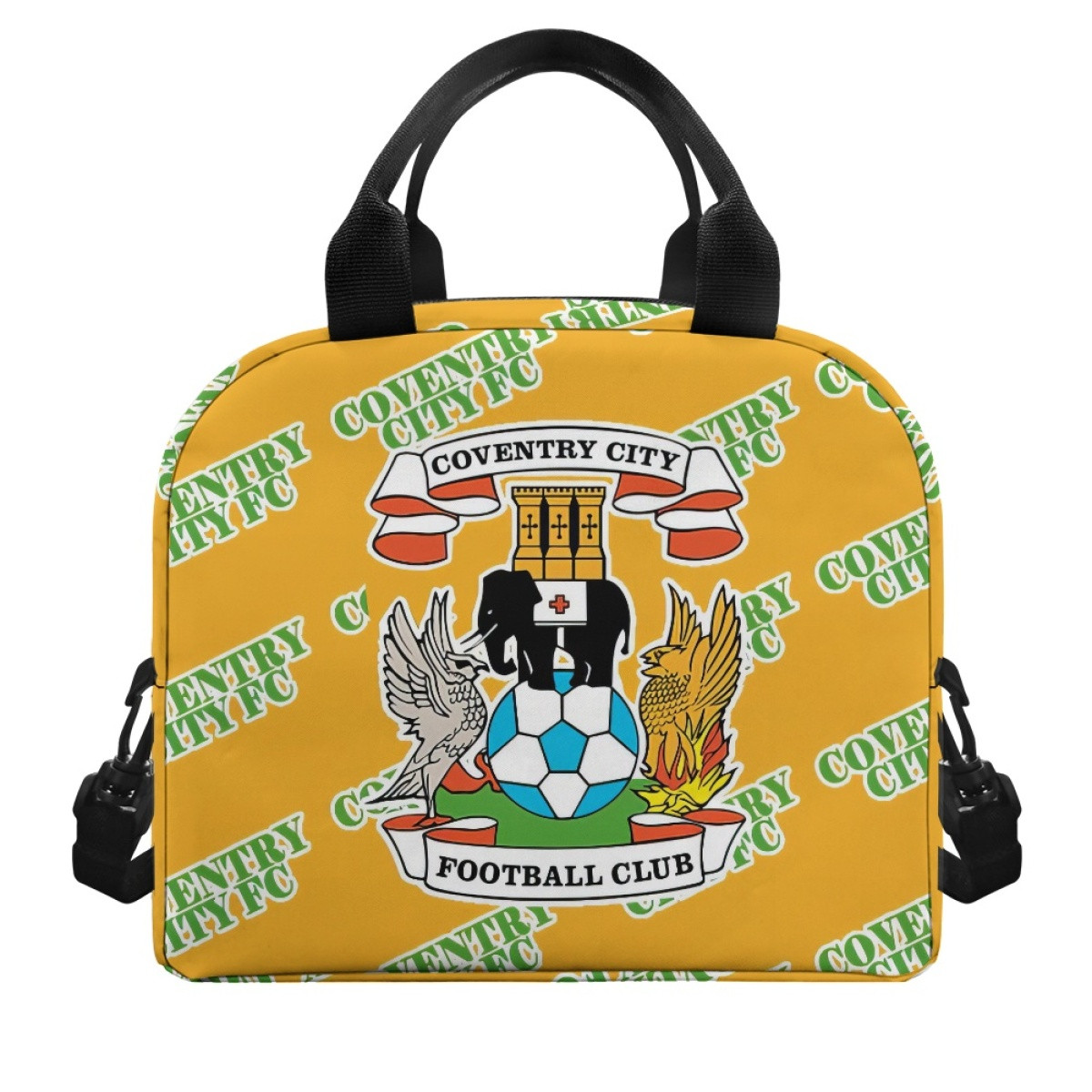 Coventry City FC Insulated Lunch Bag Box - Coventry Football Club Medley Monogram Wordmark