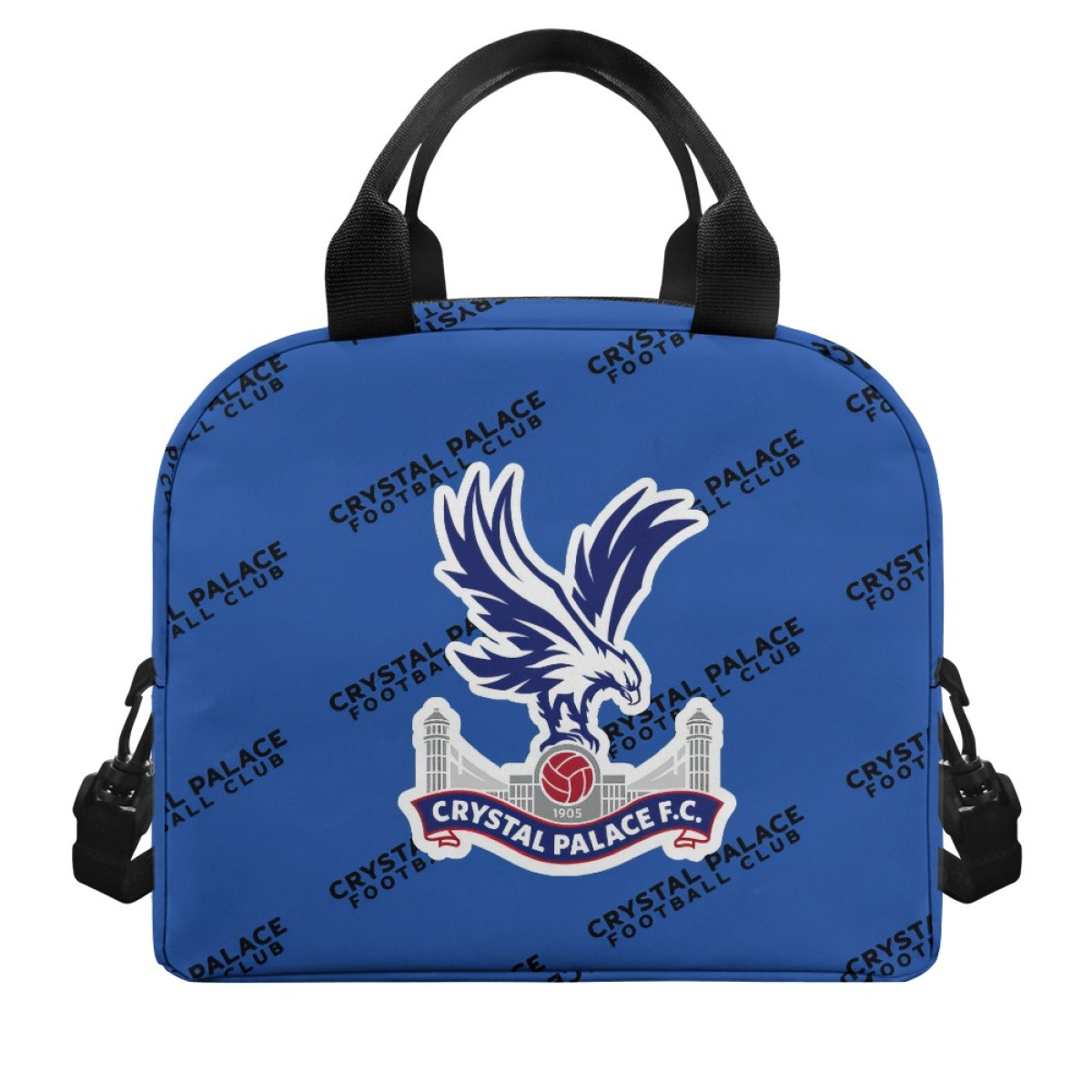 Crystal Palace Football Club Insulated Lunch Bag Box - Crystal Palace Football Club Medley Monogram Wordmark