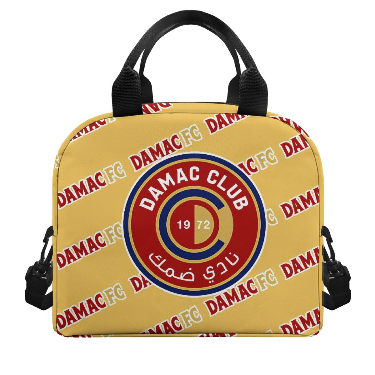 Dama FC Football Club Insulated Lunch Bag Box - Dama Football Club Medley Monogram Wordmark