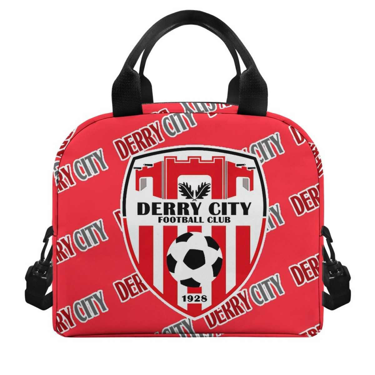 Derry City FC Insulated Lunch Bag Box - Derry Football Club Medley Monogram Wordmark