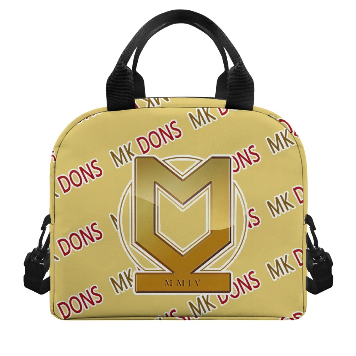 Milton Keynes Dons FC Insulated Lunch Bag Box - Dons Football Club Medley Monogram Wordmark