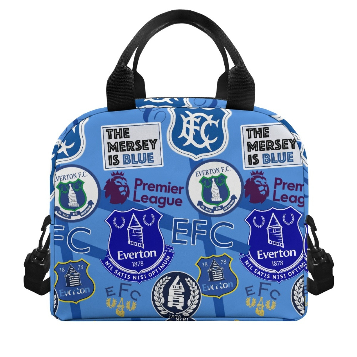 Everton F.C Lunch Box - Everton F.C Mania Collage Logo