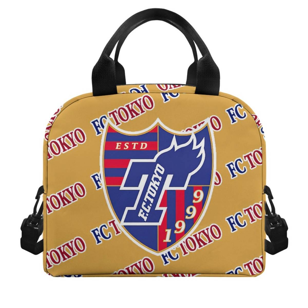 FC Tokyo Insulated Lunch Bag Box - FCTokyo Football Club Medley Monogram Wordmark