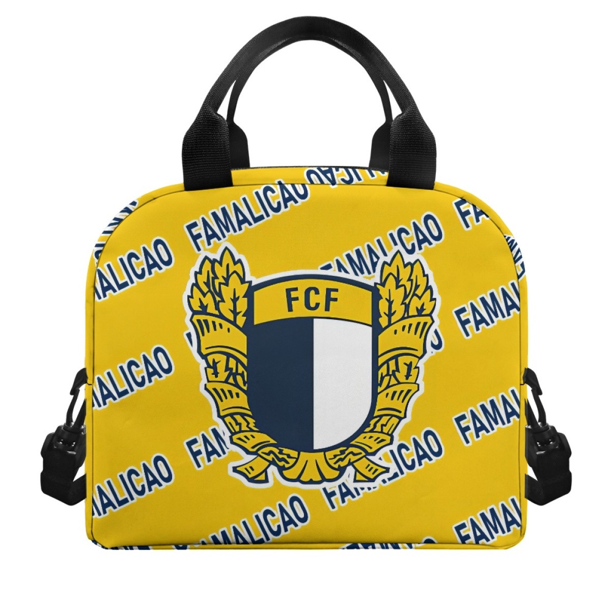 FC Famalicao Insulated Lunch Bag Box - Famalicao Football Club Medley Monogram Wordmark