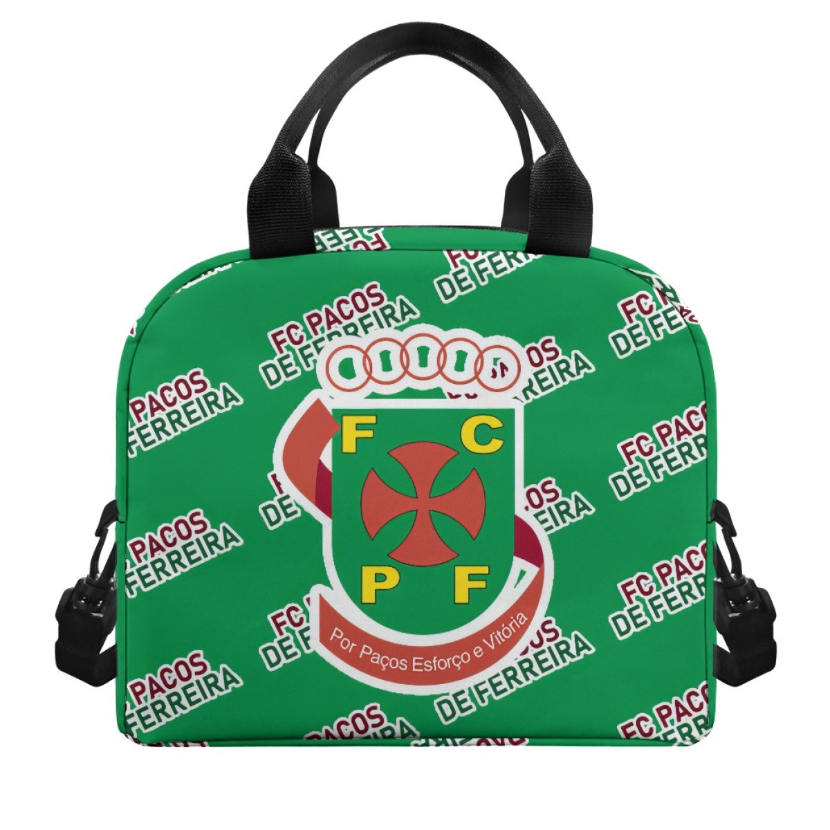 FC Pacos De Ferreira Insulated Lunch Bag Box - Ferreira Football Club Medley Monogram Wordmark