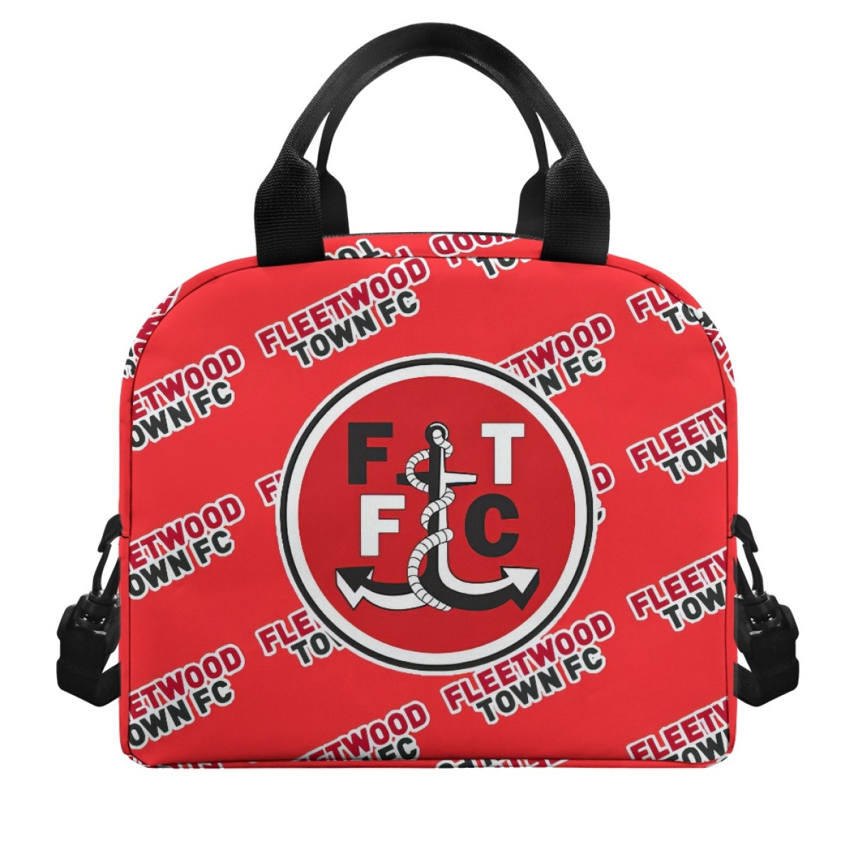 Fleetwood Town FC Insulated Lunch Bag Box - Fleetwood Football Club Medley Monogram Wordmark