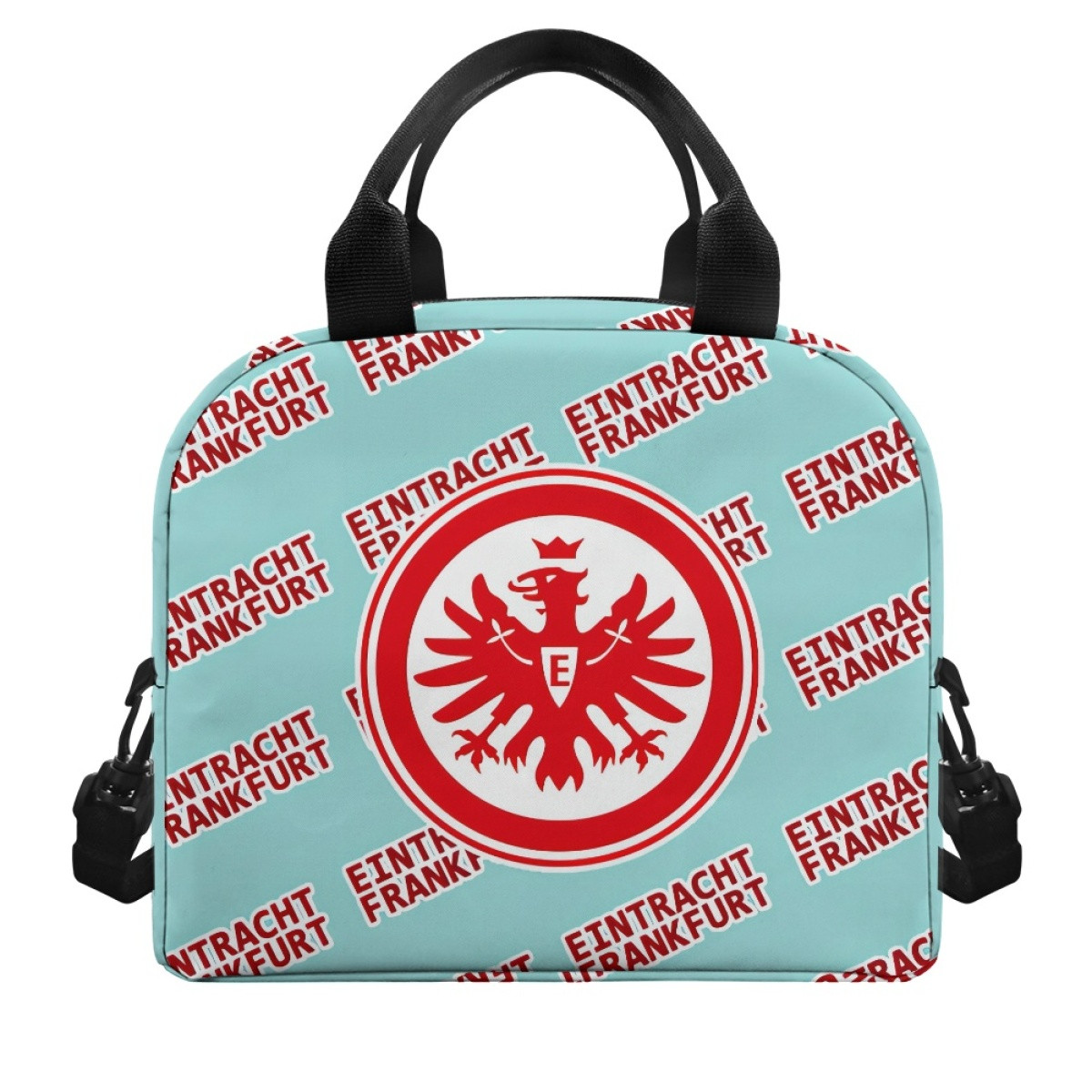 Eintracht Frankurt Football Club Insulated Lunch Bag Box - Frankurt Football Club Medley Monogram Wordmark