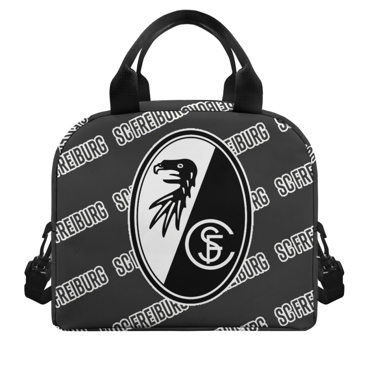 SC Freiburg Football Club Insulated Lunch Bag Box - Freiburg Football Club Medley Monogram Wordmark
