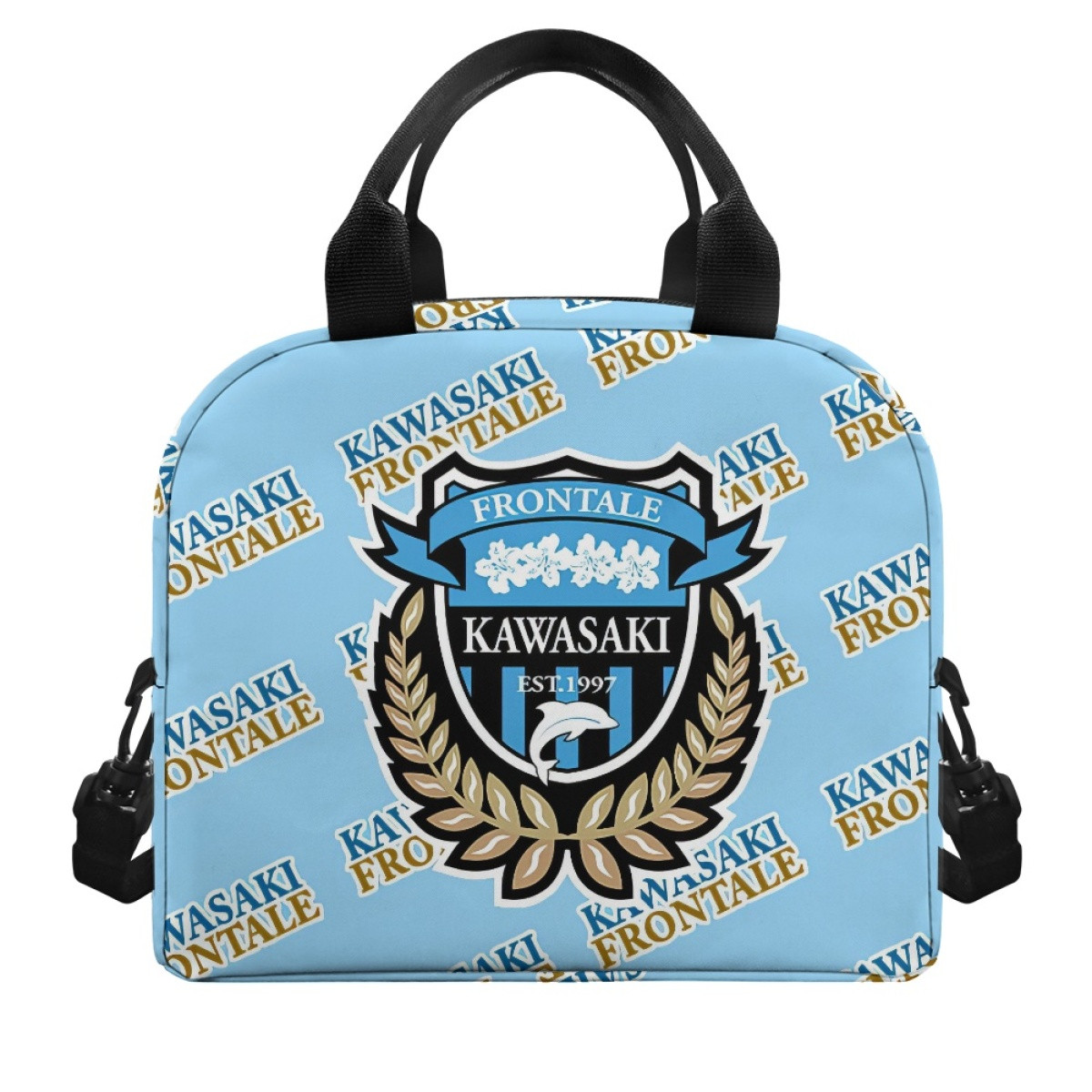 Kawasaki Frontale Insulated Lunch Bag Box - Frontale Football Club Medley Monogram Wordmark