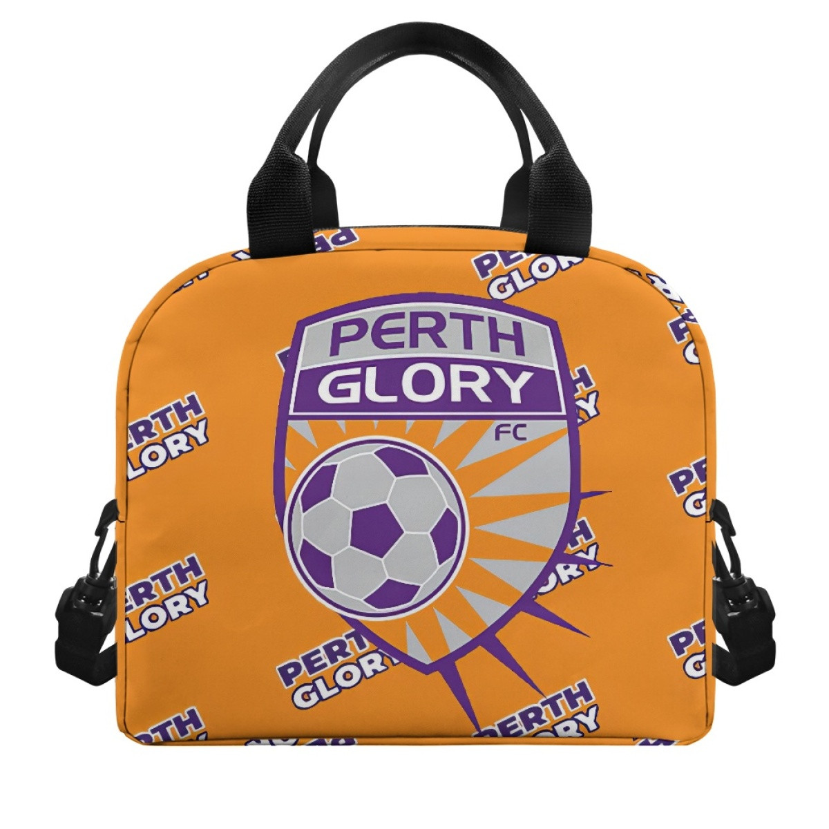 Perth Glory FC Insulated Lunch Bag Box - Perth Football Club Medley Monogram Wordmark