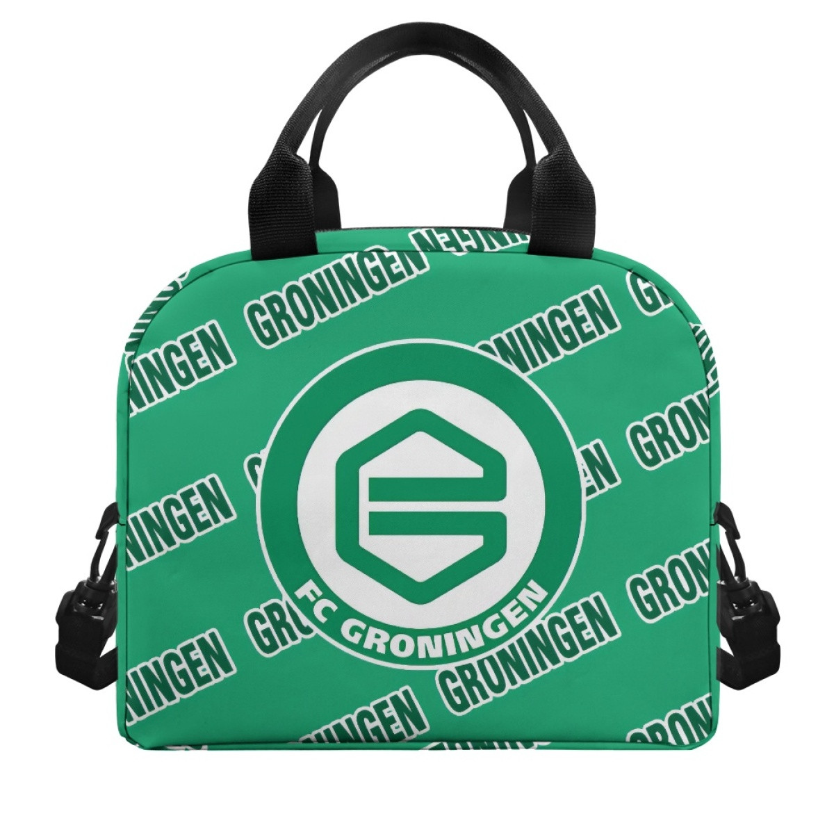 FC Groningen Insulated Lunch Bag Box - Groningen Football Club Medley Monogram Wordmark