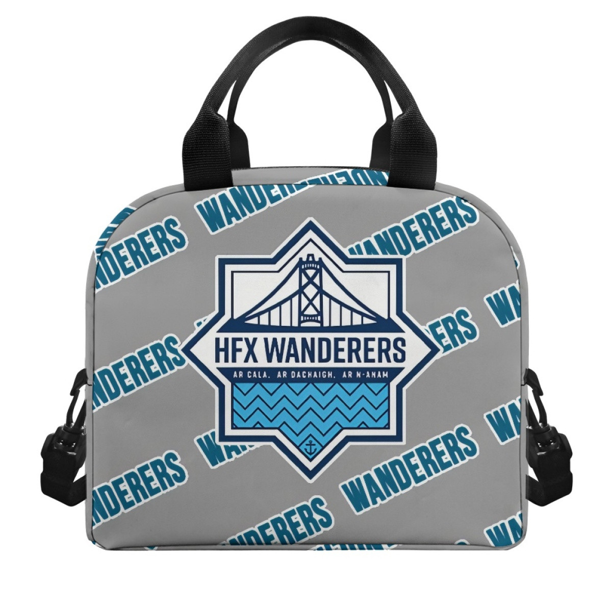 HFX Wanderers FC Insulated Lunch Bag Box - Wanderers Football Club Medley Monogram Wordmark