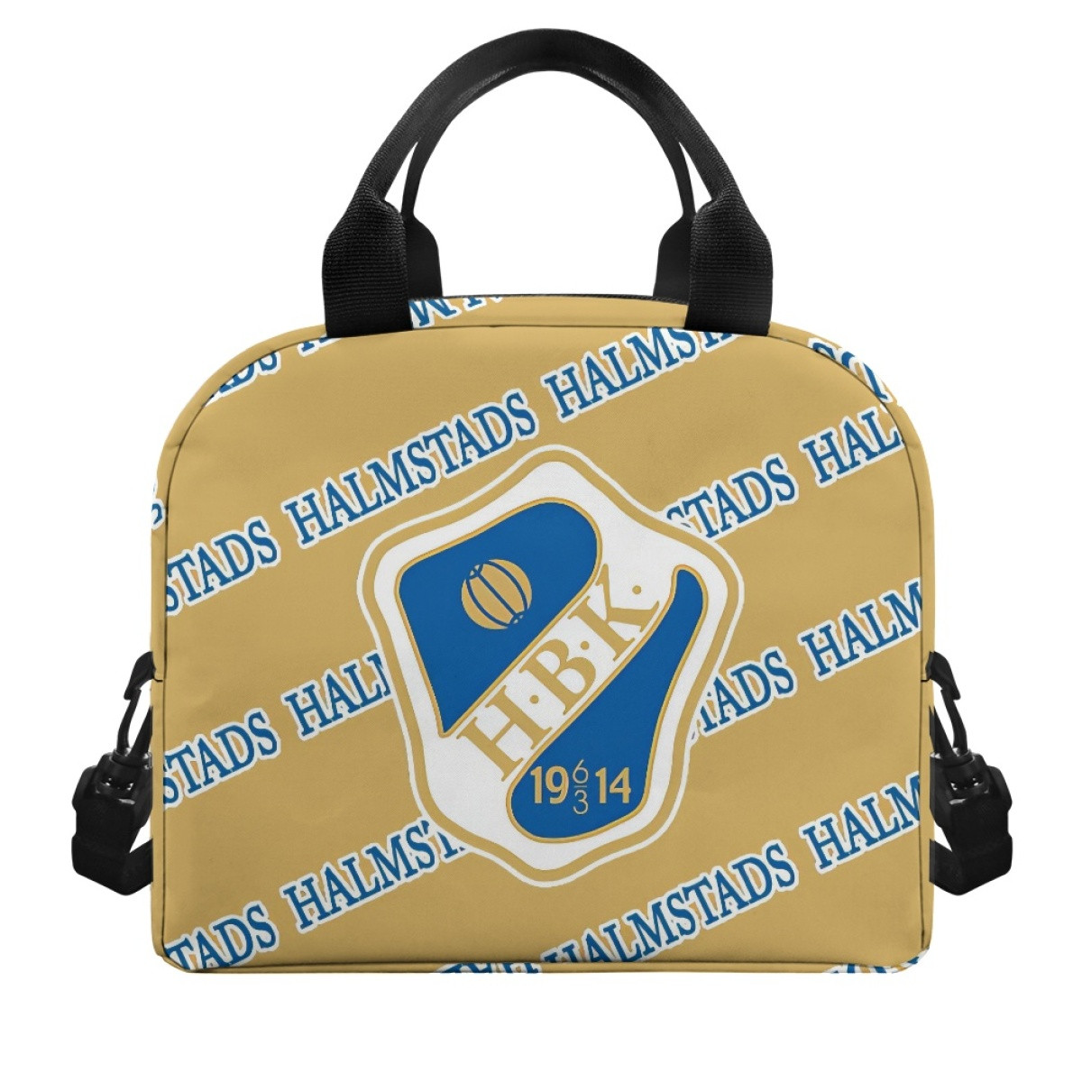 Halmastads BK Insulated Lunch Bag Box - Halmastads Football Club Medley Monogram Wordmark