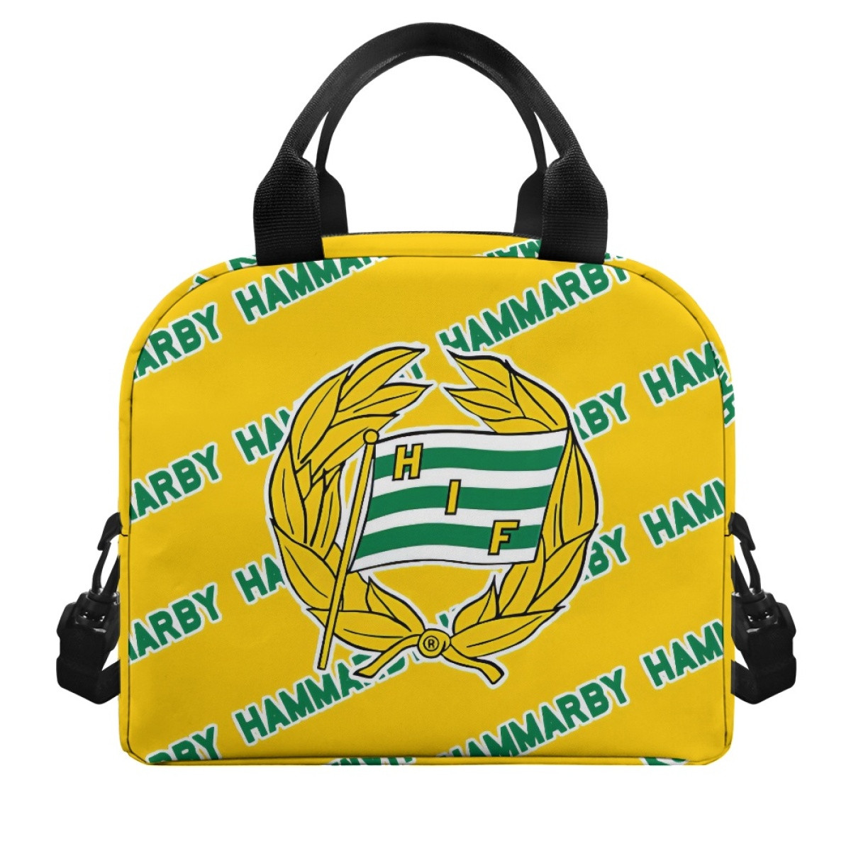Hammarby Fotboll Insulated Lunch Bag Box - Hammarby Football Club Medley Monogram Wordmark