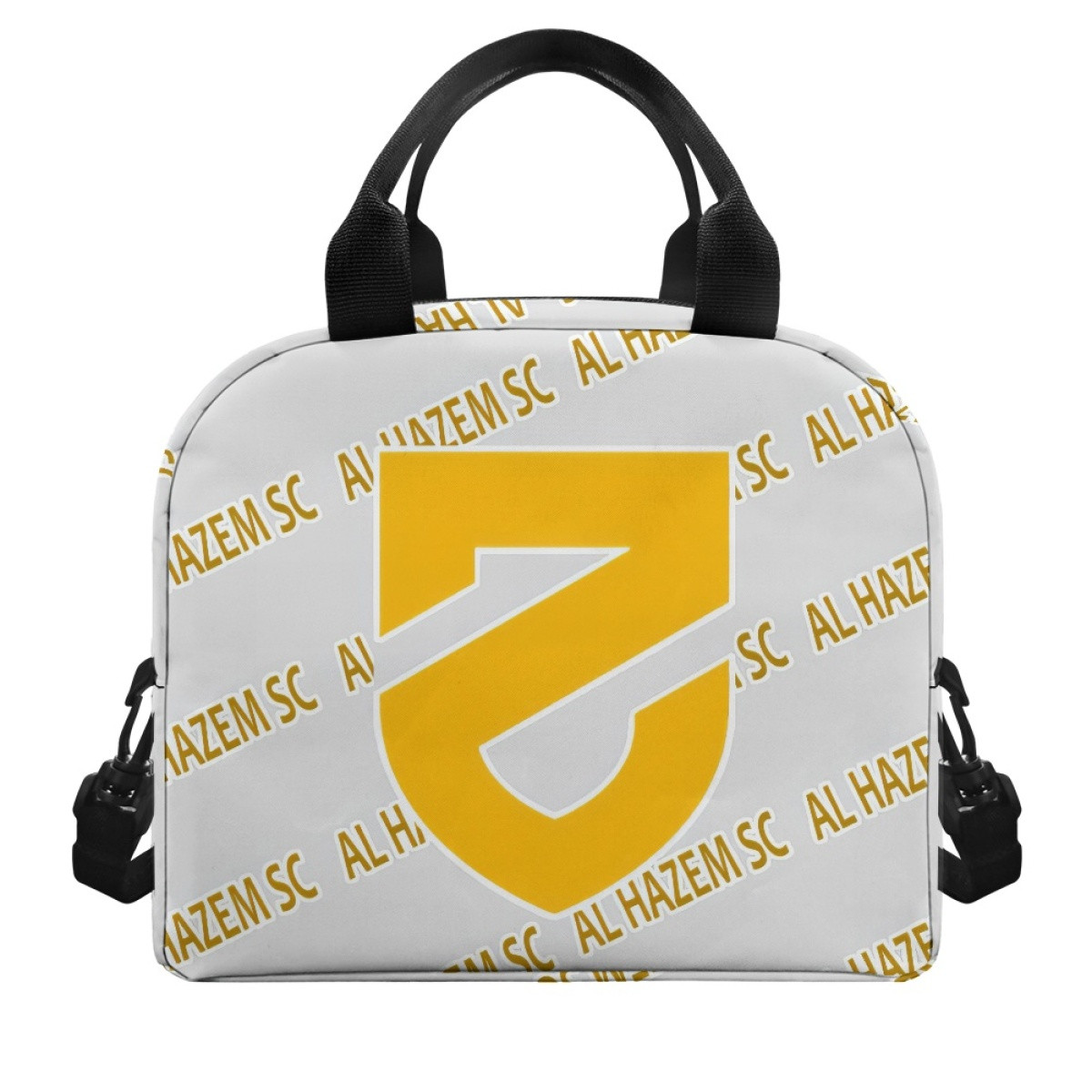 AL Hazem SC Football Club Insulated Lunch Bag Box - Hazem Football Club Medley Monogram Wordmark