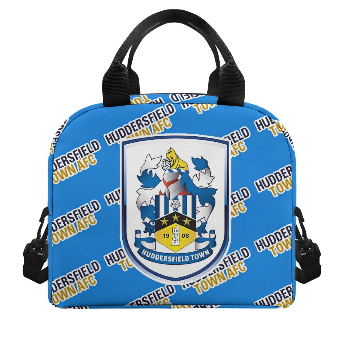 Huddersfield Town AFC Insulated Lunch Bag Box - Huddersfield Football Club Medley Monogram Wordmark